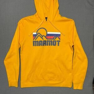 Marmot Coastal Fleece Hoodie Large casual outdoor lifestyle retro